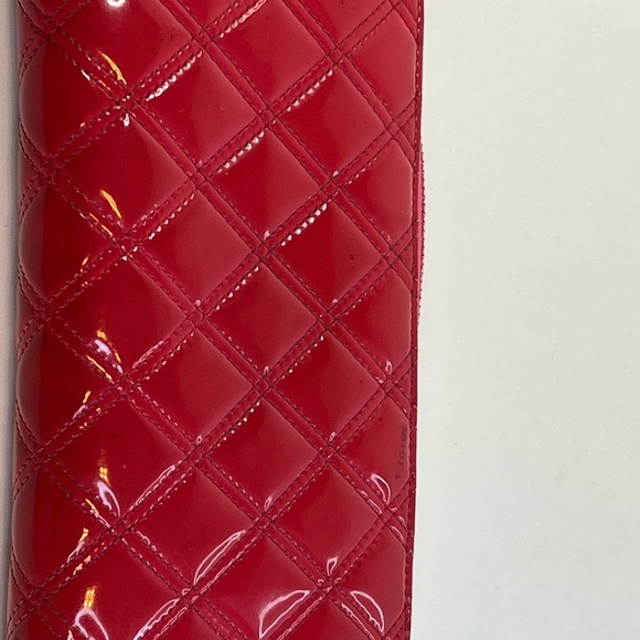CHANEL Matelasse CC Logo Long Wallet Rose Pink Patent Leather - Picture 14 of 15